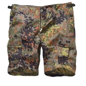 NWT, BACKBONE Mens‎ Cargo Shorts Army Military BDU Shorts, German Camo, 40, P24